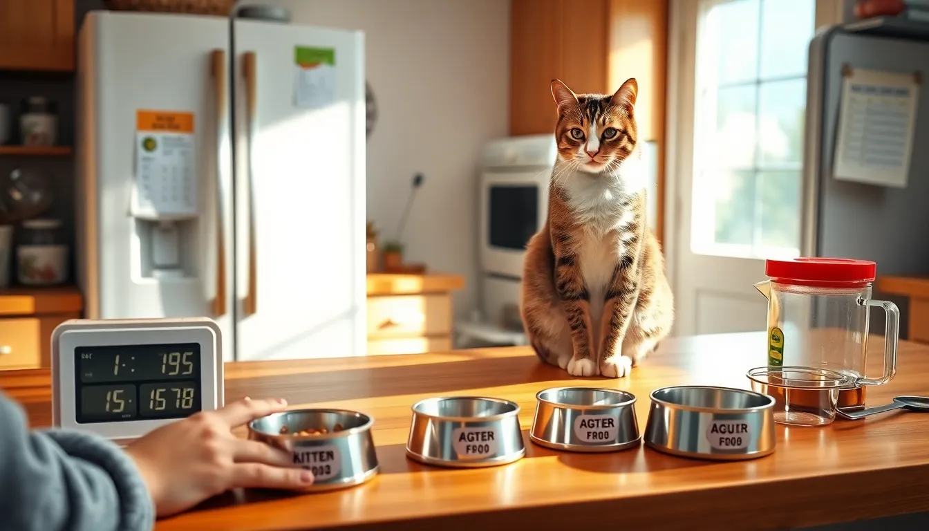 Cat Feeding –  Age-Based Feeding Schedule